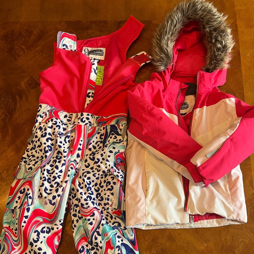 Spyder Girls Ski Jacket and Bib Pants